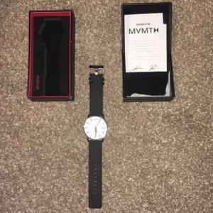 MVMT Black/White Watch